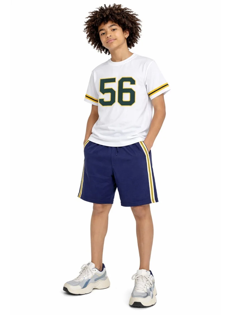 Victor And Jane  Boys California 56 Jersey T-Shirt & Navy Shorts Set for Men | Best Price UAE